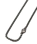 DIESELディーゼル）の古着「Ｄロゴチェーンネックレス」