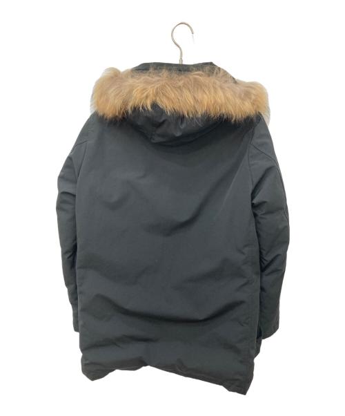 DANTON（ダントン）DANTON (ダントン) ファー付きダウンコート ブラック サイズ:38の古着・服飾アイテム