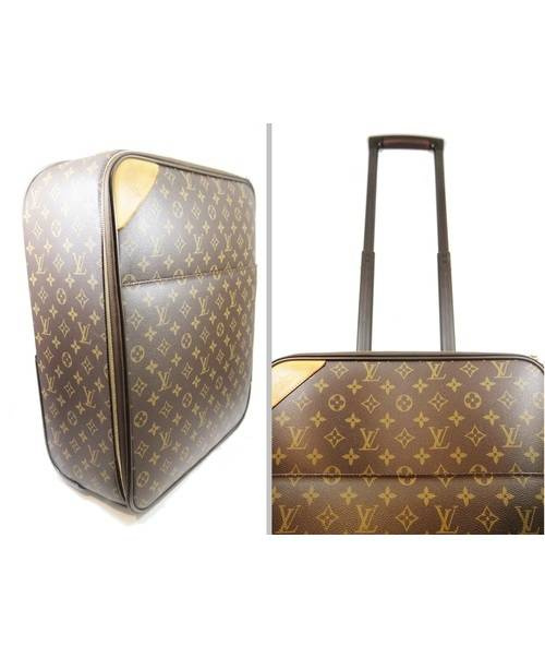 LOUIS VUITTON（ルイ ヴィトン）LOUIS VUITTON (ルイヴィトン) ペガス45 ブラウン サイズ:45 M23293 ペガス45 トロリーの古着・服飾アイテム