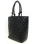 CHANEL (シャネル) カンボンライントートバッグ ブラック カンボンライン：75800円