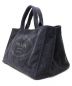 PRADA (プラダ) デニムトートバッグ グレー CANAPA B2642B  2016年モデル：59800円