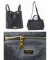 中古・古着 PRADA (プラダ) デニムトートバッグ グレー CANAPA B2642B  2016年モデル：59800円