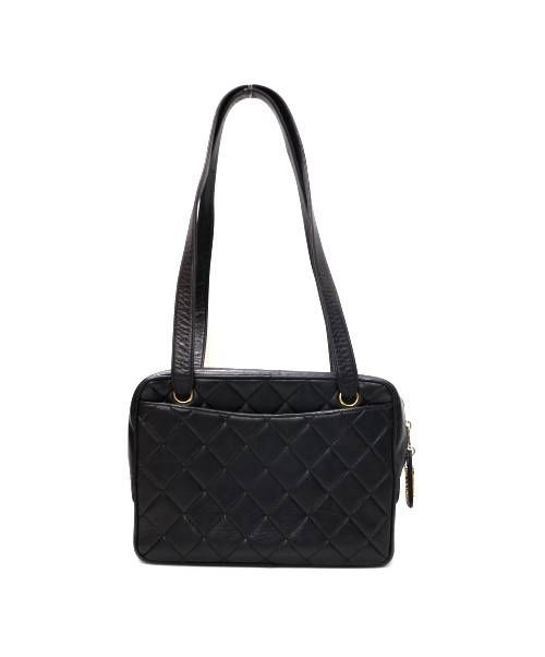 CHANEL（シャネル）CHANEL (シャネル) マトラッセハンドバッグ ブラックの古着・服飾アイテム