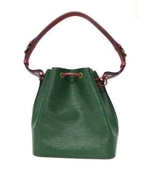 LOUIS VUITTON（ルイ ヴィトン）LOUIS VUITTON (ルイヴィトン) プチノエ ボルネオグリーン×リアンレッド サイズ:- エピ 　プチノエ　M44147の古着・服飾アイテム