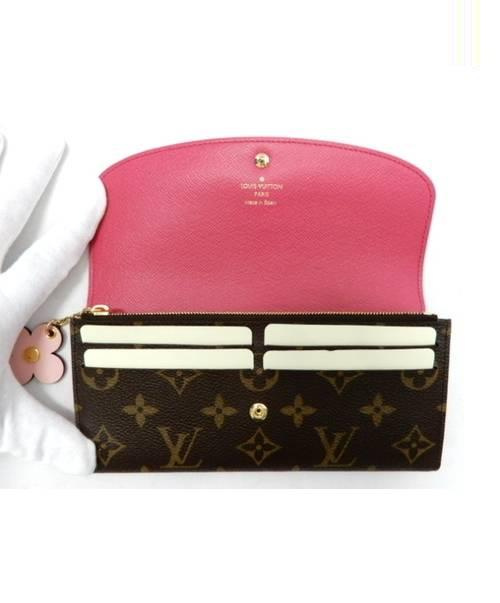 LOUIS VUITTON（ルイ ヴィトン）LOUIS VUITTON (ルイヴィトン)  ポルトフォイユ・エミリー ブラウン サイズ:- 未使用品 モノグラム　M64202　 ポルトフォイユ・エミリーの古着・服飾アイテム