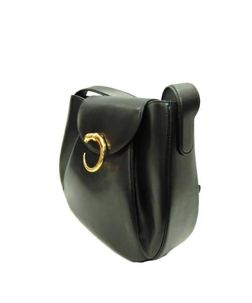 Cartier（カルティエ）Cartier (カルティエ) パンテールショルダーバッグ ブラックの古着・服飾アイテム