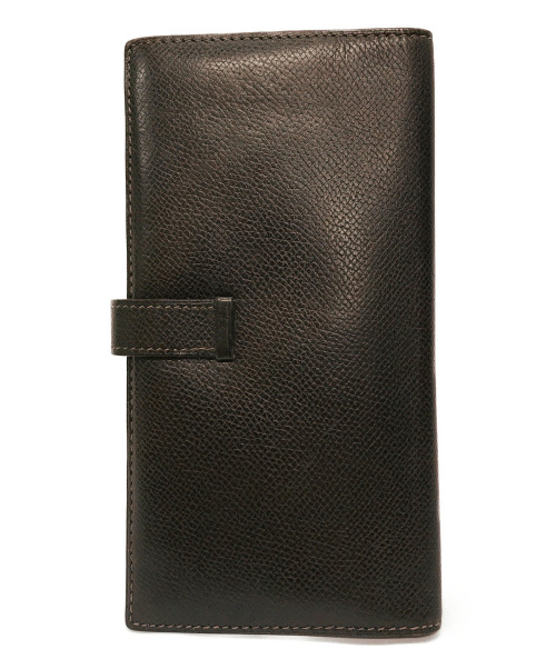 HERMES（エルメス）HERMES (エルメス) ベアン 長財布 ブラウン ベアン 刻印□Fの古着・服飾アイテム