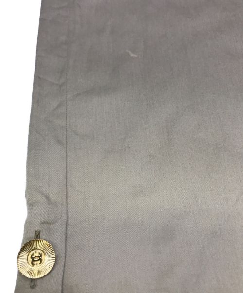 CHANEL（シャネル）CHANEL (シャネル) サイドココマークボタンワイドパンツ ベージュ サイズ:38の古着・服飾アイテム