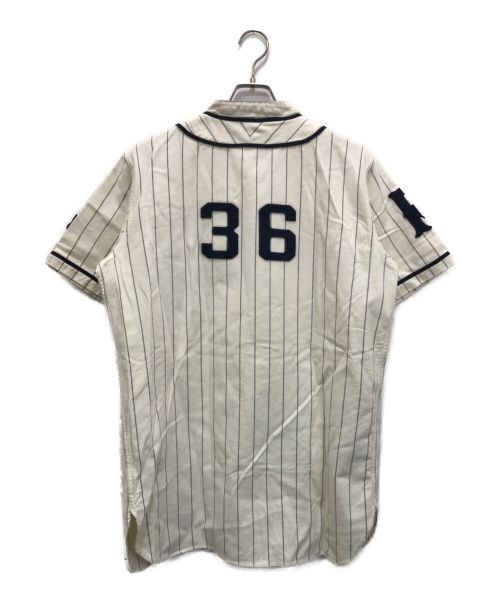 POLO SPORT（ポロスポーツ）POLO SPORT (ポロスポーツ) 90’ｓベースボールシャツ アイボリー サイズ:Mの古着・服飾アイテム