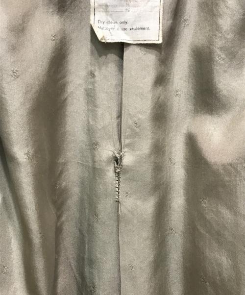 CHANEL（シャネル）CHANEL (シャネル) チェックツイードジャケット ベージュ×グリーン サイズ:不明（実寸参照）の古着・服飾アイテム