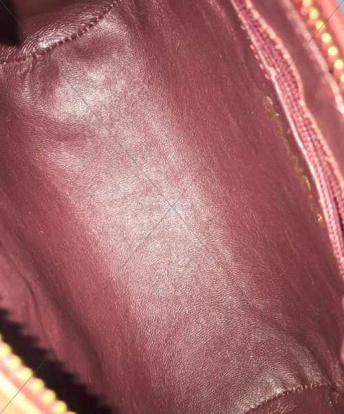 CHANEL（シャネル）CHANEL (シャネル) マトラッセ フリンジ チェーンショルダーバッグ レッドの古着・服飾アイテム