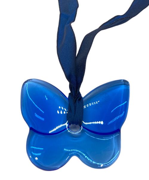 Baccarat（バカラ）Baccarat (バカラ) バタフライネックレス ブルーの古着・服飾アイテム