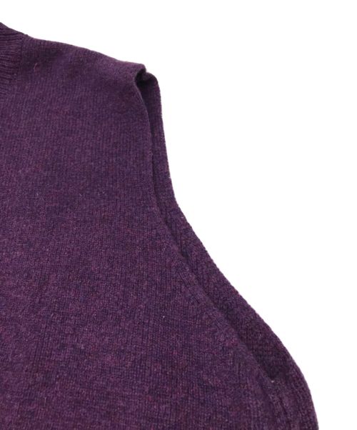 UNUSED（アンユーズド）UNUSED (アンユーズド) ニットベスト パープル サイズ:2の古着・服飾アイテム