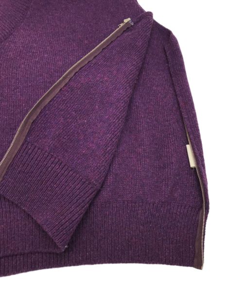 UNUSED（アンユーズド）UNUSED (アンユーズド) ニットベスト パープル サイズ:2の古着・服飾アイテム