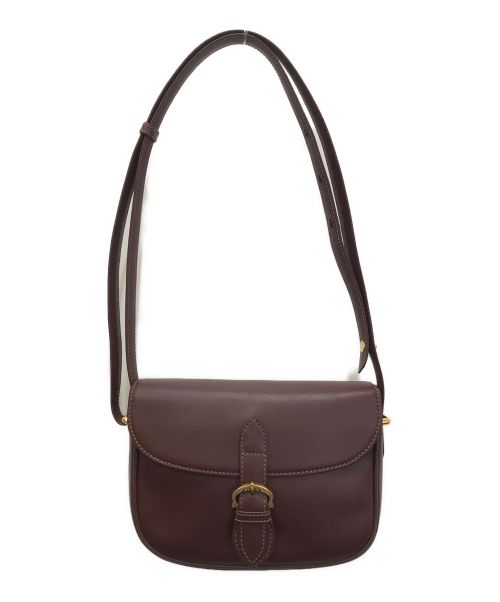 Cartier（カルティエ）Cartier (カルティエ) ショルダーバッグ ボルドーの古着・服飾アイテム