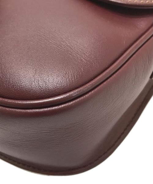 Cartier（カルティエ）Cartier (カルティエ) ショルダーバッグ ボルドーの古着・服飾アイテム