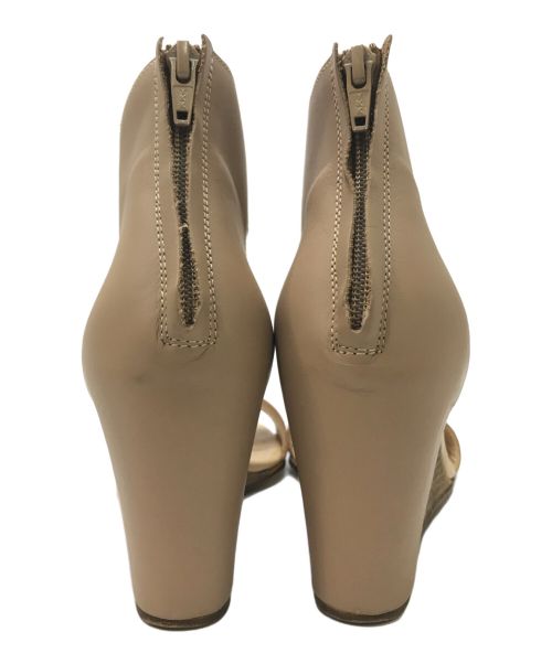 MM6 Maison Margiela（エムエムシックスメゾンマルジェラ）MM6 Maison Margiela (エムエムシックス メゾンマルジェラ) アンクルサンダル ベージュ サイズ:37の古着・服飾アイテム