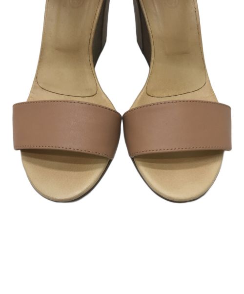 MM6 Maison Margiela（エムエムシックスメゾンマルジェラ）MM6 Maison Margiela (エムエムシックス メゾンマルジェラ) アンクルサンダル ベージュ サイズ:37の古着・服飾アイテム