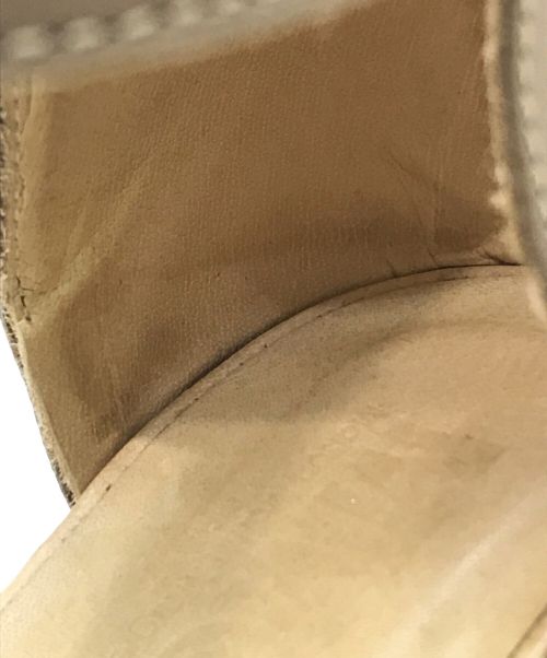 MM6 Maison Margiela（エムエムシックスメゾンマルジェラ）MM6 Maison Margiela (エムエムシックス メゾンマルジェラ) アンクルサンダル ベージュ サイズ:37の古着・服飾アイテム