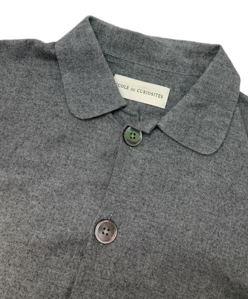 ECOLE DE CURIOSITES（エコール ド キュリオジテ）ECOLE DE CURIOSITES (エコール ド キュリオジテ) 長袖シャツ グレー サイズ:XLの古着・服飾アイテム