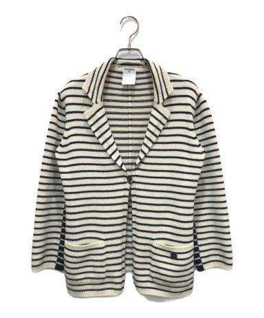中古・古着通販】CHANEL (シャネル) カシミヤシルクニットジャケット