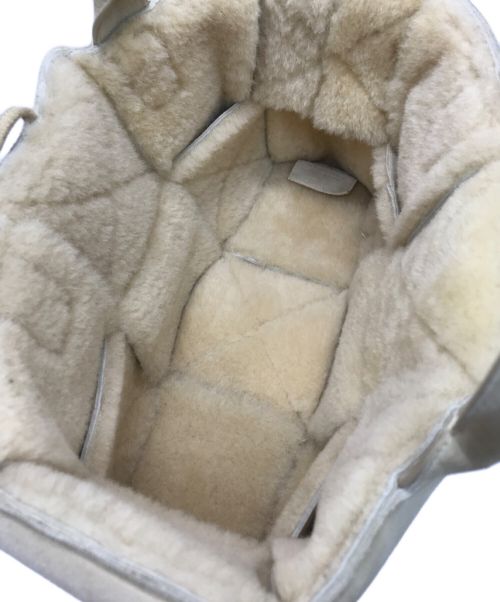 BOTTEGA VENETA（ボッテガベネタ）BOTTEGA VENETA (ボッテガベネタ) ザ アルコ スエードトートバッグ ベージュの古着・服飾アイテム