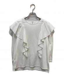 ANAYI（アナイ）の古着「ポンチフリルプルオーバー」｜ホワイト