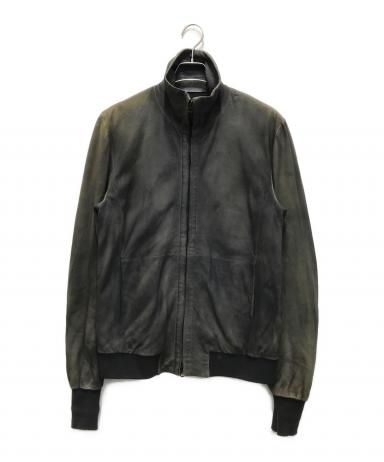 イタリア製MAURO GRIFONI 本革ゴートレザージャケット ダークブラウン 中古・古着通販】MAURO GRIFONI (マウロ・グリフォーニ) レザー