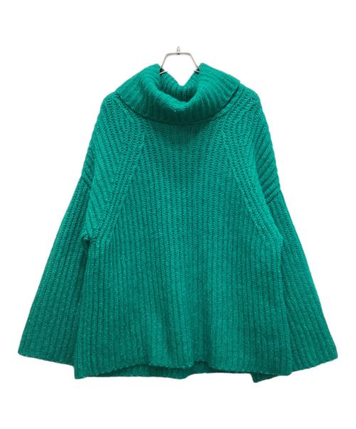 Kate Spade（ケイトスペード）Kate Spade (ケイトスペード) タートルネックニット グリーン サイズ:Lの古着・服飾アイテム