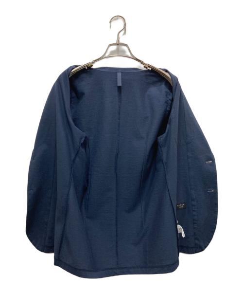 EPOCA UOMO（エポカ ウォモ）EPOCA UOMO (エポカ ウォモ) メッシュジャカードカットソージャケット ネイビー サイズ:44の古着・服飾アイテム
