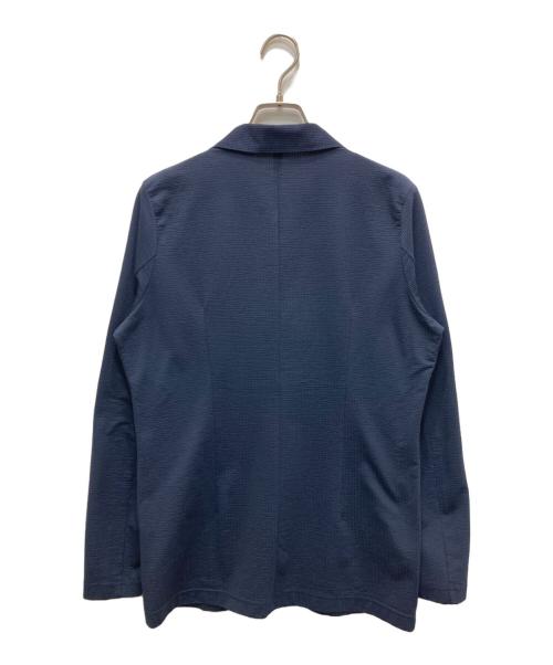 EPOCA UOMO（エポカ ウォモ）EPOCA UOMO (エポカ ウォモ) メッシュジャカードカットソージャケット ネイビー サイズ:44の古着・服飾アイテム
