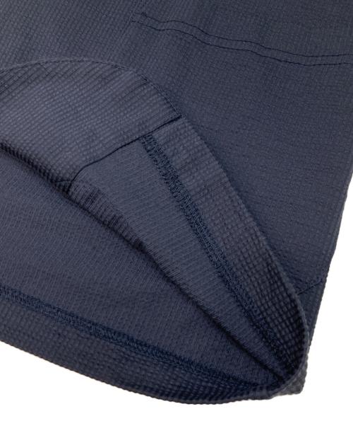 EPOCA UOMO（エポカ ウォモ）EPOCA UOMO (エポカ ウォモ) メッシュジャカードカットソージャケット ネイビー サイズ:44の古着・服飾アイテム