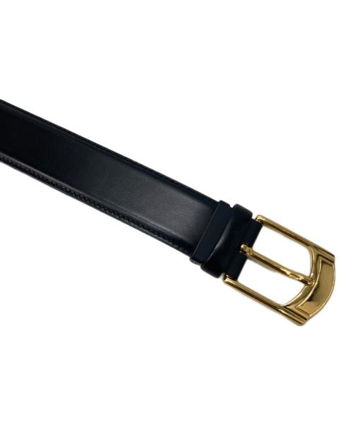dunhill（ダンヒル）dunhill (ダンヒル) レザーベルト ブラック サイズ:44の古着・服飾アイテム