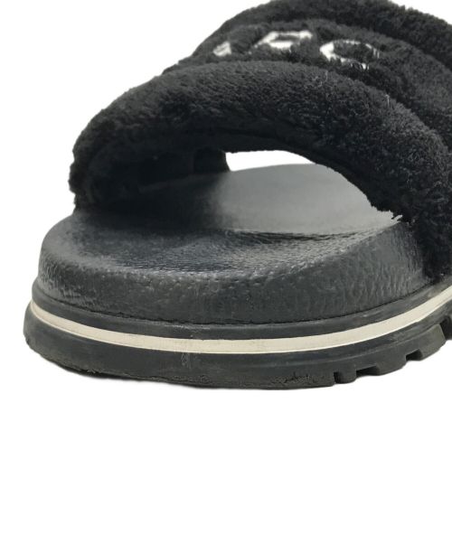 MARC JACOBS（マークジェイコブズ）MARC JACOBS (マークジェイコブス) Terry Slide サンダル ブラック サイズ:39の古着・服飾アイテム