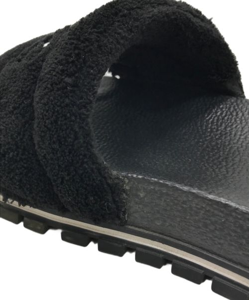 MARC JACOBS（マークジェイコブズ）MARC JACOBS (マークジェイコブス) Terry Slide サンダル ブラック サイズ:39の古着・服飾アイテム
