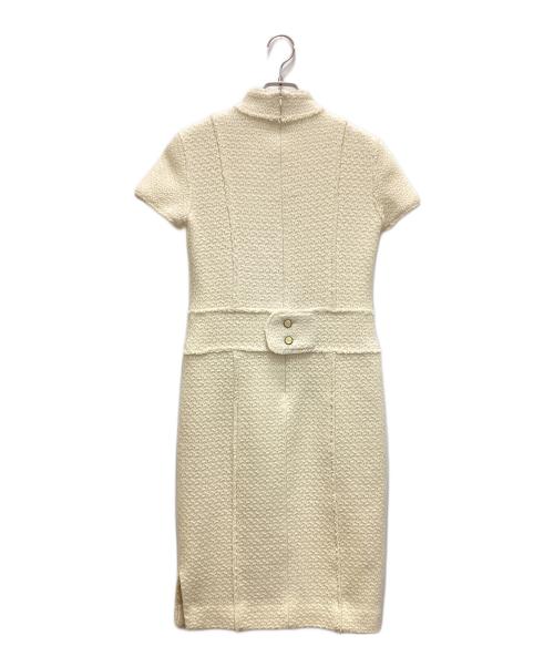 CHANEL（シャネル）CHANEL (シャネル) マドモアゼルアンゴラ混ワンピース ベージュ サイズ:38の古着・服飾アイテム