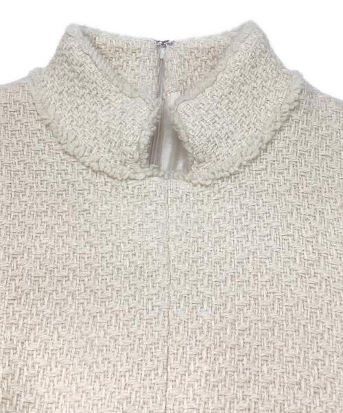 CHANEL（シャネル）CHANEL (シャネル) マドモアゼルアンゴラ混ワンピース ベージュ サイズ:38の古着・服飾アイテム