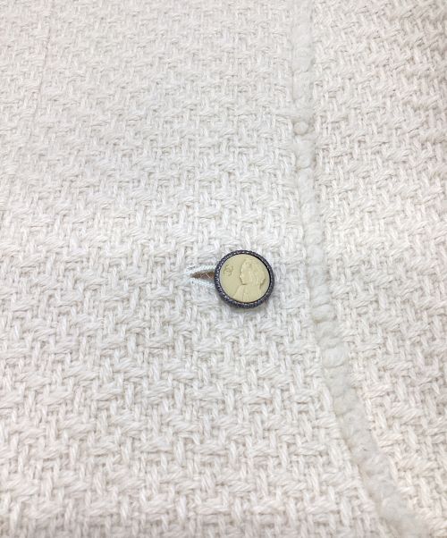 CHANEL（シャネル）CHANEL (シャネル) マドモアゼルアンゴラ混ワンピース ベージュ サイズ:38の古着・服飾アイテム