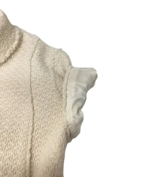 CHANEL（シャネル）CHANEL (シャネル) マドモアゼルアンゴラ混ワンピース ベージュ サイズ:38の古着・服飾アイテム