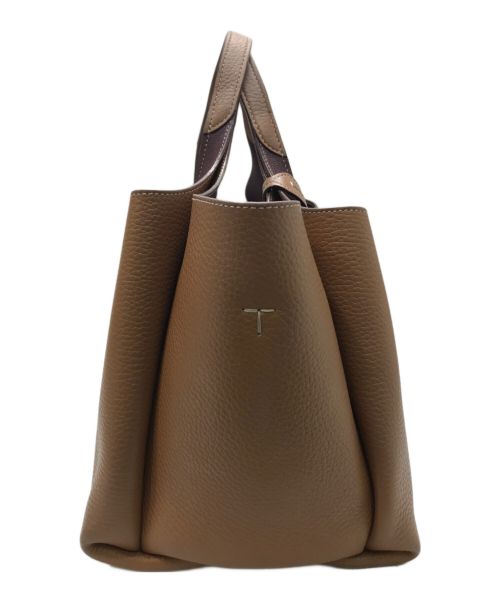 TOD'S（トッズ）TOD'S (トッズ) 2WAYバッグ レザーバッグ ミニ ブラウンの古着・服飾アイテム