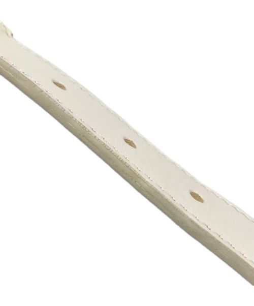 TIBERIO FERRETTI（ティベリオ・フェレッティ）TIBERIO FERRETTI (ティベリオ・フェレッティ) メッシュロープ×レザーベルト NODO オレンジの古着・服飾アイテム