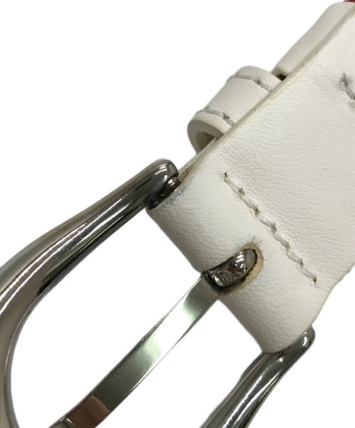 TIBERIO FERRETTI（ティベリオ・フェレッティ）TIBERIO FERRETTI (ティベリオ・フェレッティ) メッシュロープ×レザーベルト NODO オレンジの古着・服飾アイテム