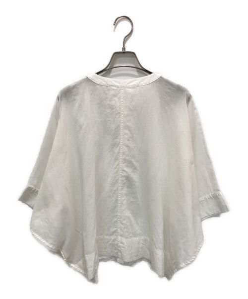 PRISTINE（プリスティン）PRISTINE (プリスティン) オーガニックコットンドルマンブラウス ホワイト サイズ:Mの古着・服飾アイテム