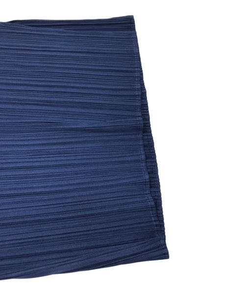 PLEATS PLEASE ISSEY MIYAKE（プリーツプリーズ イッセイミヤケ）PLEATS PLEASE ISSEY MIYAKE (プリーツプリーズ イッセイミヤケ) MONTHLY COLORS : JUNE PANTS ネイビー サイズ:3の古着・服飾アイテム