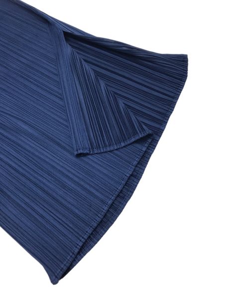 PLEATS PLEASE ISSEY MIYAKE（プリーツプリーズ イッセイミヤケ）PLEATS PLEASE ISSEY MIYAKE (プリーツプリーズ イッセイミヤケ) MONTHLY COLORS : JUNE PANTS ネイビー サイズ:3の古着・服飾アイテム