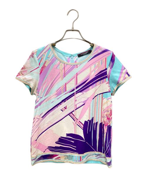 LEONARD（レオナール）LEONARD (レオナール) 半袖カットソー マルチカラー サイズ:38の古着・服飾アイテム