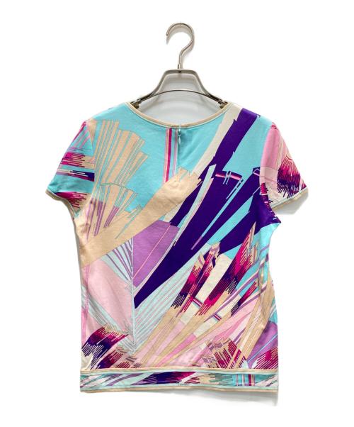 LEONARD（レオナール）LEONARD (レオナール) 半袖カットソー マルチカラー サイズ:38の古着・服飾アイテム