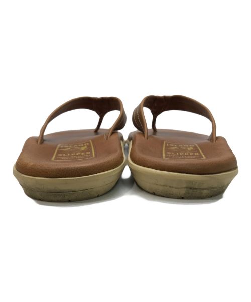 ISLAND SLIPPER（アイランドスリッパ）ISLAND SLIPPER (アイランドスリッパ) ナチュラルレザーサンダル ブラウン サイズ:8の古着・服飾アイテム