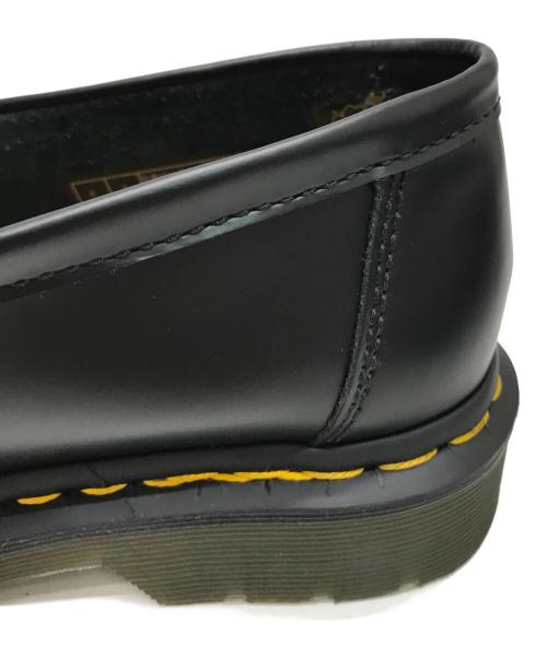 Dr.Martens（ドクターマーチン）Dr.Martens (ドクターマーチン) PENTON FLORAL JACQUARD LOAFERS ブラック×パープル サイズ:25cmの古着・服飾アイテム