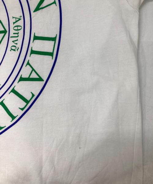 UMBRO（アンブロ）UMBRO (アンブロ) Diaspora Skateboards (ディアスポラスケートボードズ) プリントTシャツ ホワイト サイズ:Mの古着・服飾アイテム